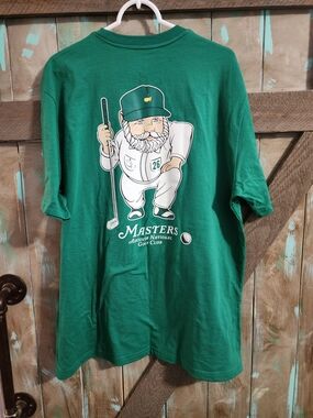 2026 Masters Green Short Sleeve GNOME Golf Tee - Augusta National
